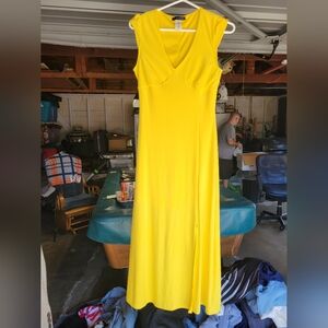 Caution To The Wind Vibrant Yellow Maxi Dress
